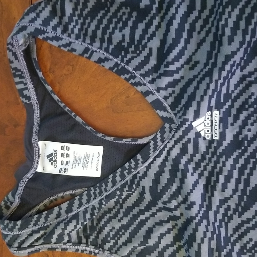 ADIDAS techfit zebra tank top - Picture 3 of 7